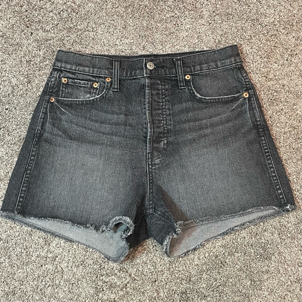 GAP Women's Dark Gray Jean Shorts